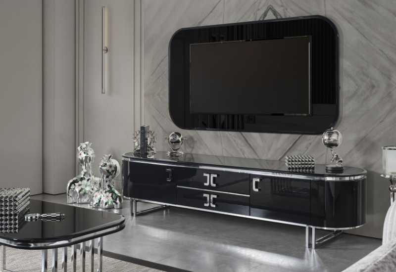 <p>TESLA SİYAH TV ÜNİTE</p>
